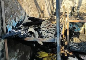 علت آتش‌سوزی کمپ ترک اعتیاد لنگرود مشخص شد