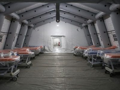 بزرگترین بیمارستان سیار کشور با امکانات کامل در منطقه سیستان مستقر شد
